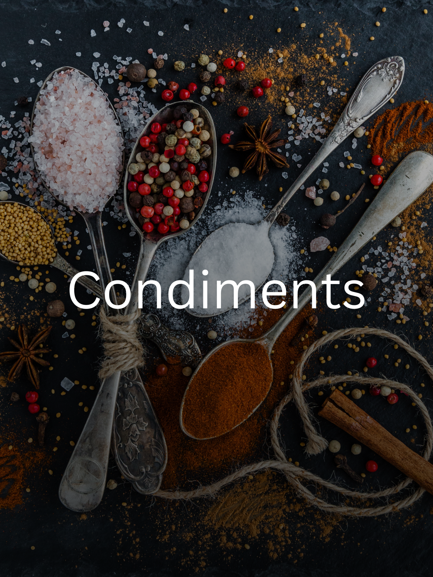 Condiment Log Condiments – Seven Seas Fisheries